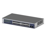 NETGEAR GS724Tv6 Géré L2+/L3 Gigabit Ethernet (10/100/1000) 1U Bleu, Gris