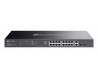 TP-Link Omada ES220GMP commutateur réseau Géré L2 Gigabit Ethernet (10/100/1000) Connexion Ethernet, supportant l'alimentation via ce port (PoE) Noir