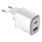 Celly UPTC1USB1USBC35 mobile device charger Universal White AC Fast charging Indoor