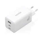 AISENS Cargador GaN 100W, 2x USB-C PD3.0 QC4.0 QC5.0, 1x USB-A QC3.0, Blanco