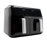 TORNADO TAFT-1000-GS friteuse Dubbel 9 l Vrijstaand 3100 W Heteluchtfriteuse Zwart