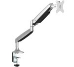 StarTech.com Desk Mount Monitor Arm - Heavy Duty Ergonomic VESA Monitor Arm - Single 32" (19.8lb/9kg) Display - Full Motion, Height Adjustable, Articulating - Aluminum - C-Clamp/Grommet - Silver