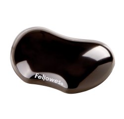 Fellowes 9112301 poggiapolso Poliuretano Nero