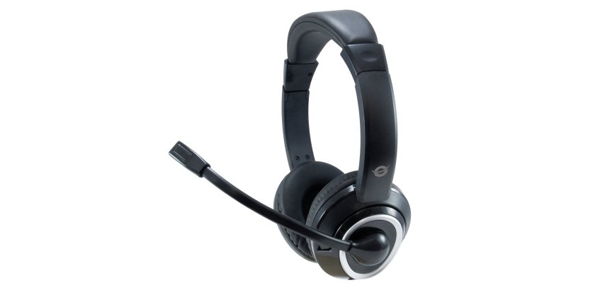 Conceptronic POLONA Auriculares Alámbrico Diadema Llamadas/Música USB tipo A Negro
