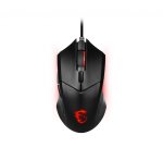 MSI CLUTCH GM08 Optical Gaming Mouse '4200 DPI Optical Sensor, 6 Programmable button, Symmetrical design, Durable switch with 10+ Million Clicks, Weight Adjustable, Red LED'