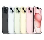 Apple iPhone 15 15,5 cm (6.1") Double SIM iOS 17 5G USB Type-C 128 Go Noir