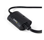 Cable 1,8m USB a 2 Puertos Serie Serial RS232 DB9 Retención del Puerto de Asignación COM