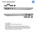 HP ProBook 4 G1i AI Intel Core Ultra 5 225U 40,6 cm (16") WUXGA 16 Go DDR5-SDRAM Wi-Fi 7 (802.11be) Windows 11 Pro AI PC Argent