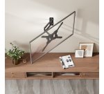 AISENS Soporte Eco Giratorio, Inclinable Para Monitor/TV 30kg (3 Pivotes) De 23"-65", Negro