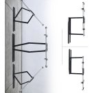 StarTech.com Support Mural Articulé Ultra Fin pour Téléviseurs à Écran Plat Jusqu'à 65" et 45kg, VESA 600x400, Conforme TAA, Profil Bas