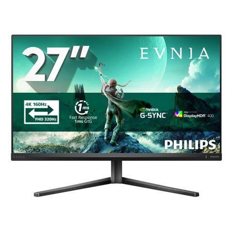 Philips Evnia 3000 27M2N3800A/00 pantalla para PC 68,6 cm (27") 3840 x 2160 Pixeles 4K Ultra HD LCD Negro