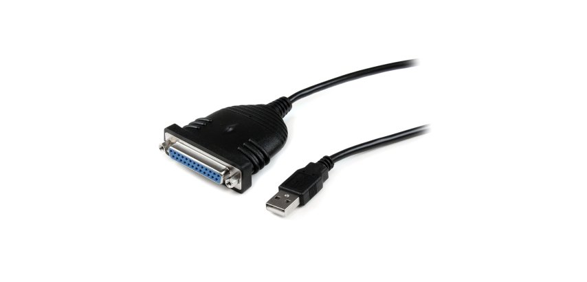 StarTech.com Cavo adattatore stampante USB a parallela DB25 - 1,80 m - M/F
