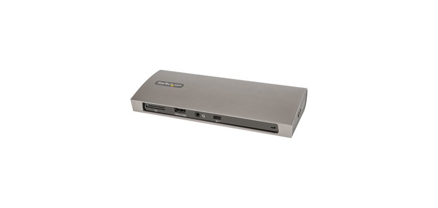 StarTech.com USB-C Docking Station for MacBook Pro / Air M1 M2 M3 M4 M5 & Windows, Universal Dual 4K 60Hz / Single 8K Thunderbolt Dock, 96W Laptop Charging