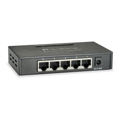 LevelOne GEU-0523 switch di rete Non gestito Gigabit Ethernet (10/100/1000) Nero