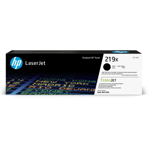 HP Toner noir grande capacité LaserJet authentique 219X