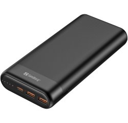 Sandberg 420-62 Lithium-Ionen (Li-Ion) Powerbank 20000 mAh Schwarz
