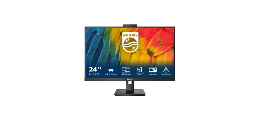 Philips 5000 series 24B1U5301H/00 écran plat de PC 60,5 cm (23.8") 1920 x 1080 pixels Full HD LCD Noir