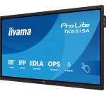 iiyama TE6515A-B1AG Écran d'affichage dynamique Écran plat interactif 163,8 cm (64.5") Wifi 550 cd/m² 4K Ultra HD Noir Écran tactile Intégré dans le processeur Android