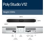 HP Poly Studio V12 USB Video Bar No Power Supply