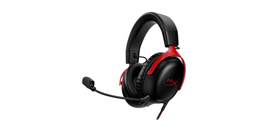 HyperX Cloud III - Gaming Headset (Black/Red)