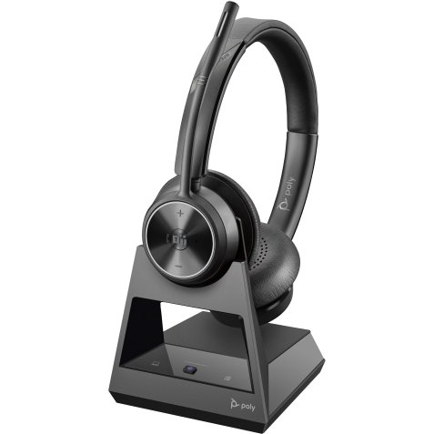 POLY Micro-casque serre-tête Savi 7320 stéréo DECT 1 880-1 900 MHz certifié Microsoft Teams