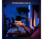 Philips Hue White and Color ambiance Lampada da tavolo portatile Hue Go
