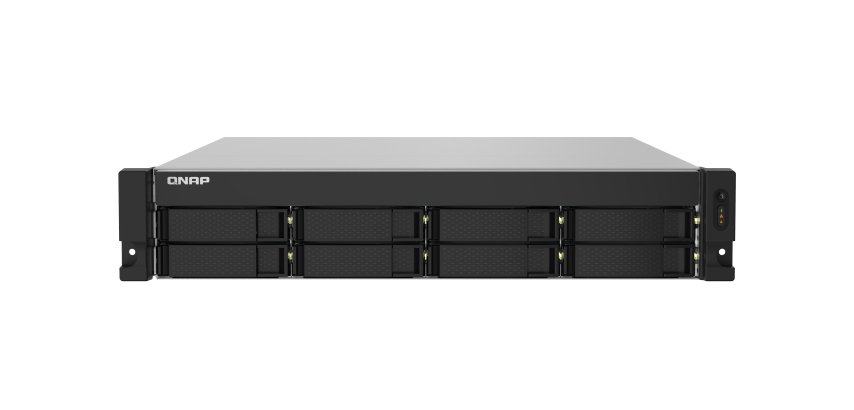 QNAP TS-832PXU-RP NAS Rack (2 U) Annapurna Labs AL324 4 Go DDR4 0 To QNAP Turbo System Noir