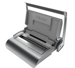 Perforelieuse fellowes quazar wire manuelle 130f perforation facile 15f 80g anneaux métal 14mm a4 410x460x130mm 7,4kg