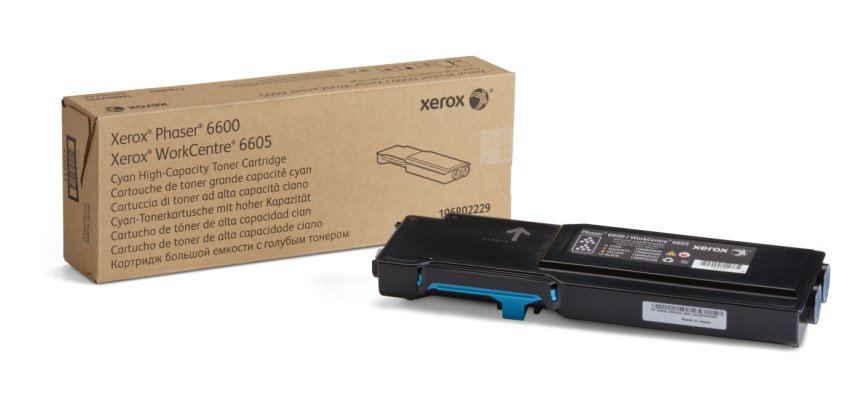 Xerox Phaser 6600 - hoge capaciteit - cyaan - origineel - tonercartridge