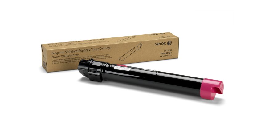 Xerox Genuine Phaser® 7500 Magenta Standard capacity Toner Cartridge (9600 Pages) - 106R01434