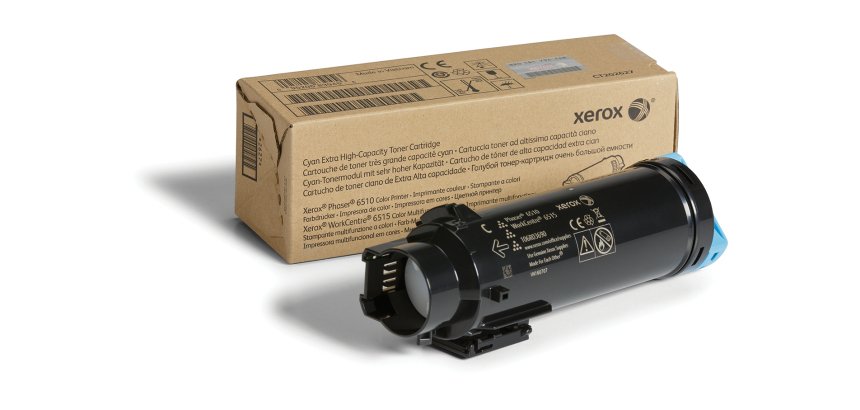 Xerox Cartouche de toner Cyan de Très haute capacité Phaser® 6510, WorkCentre® 6515 (4300 pages) - 106R03690