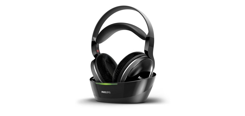 Philips SHD8850/12 cuffia e auricolare Cuffie Wireless A Padiglione MUSICA Nero