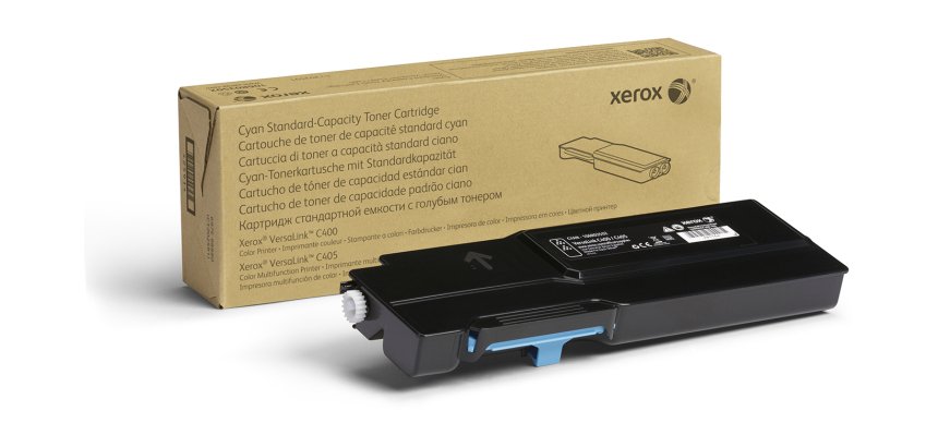 Xerox Cartouche de toner Cyan de Capacité standard Imprimante couleur ® VersaLink® C400?/?multifonctions ® VersaLink® C405 (2500 pages) - 106R03502