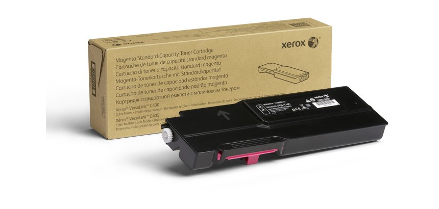 Xerox Cartouche de toner Magenta de Capacité standard Imprimante couleur ® VersaLink® C400?/?multifonctions ® VersaLink® C405 (2500 pages) - 106R03503