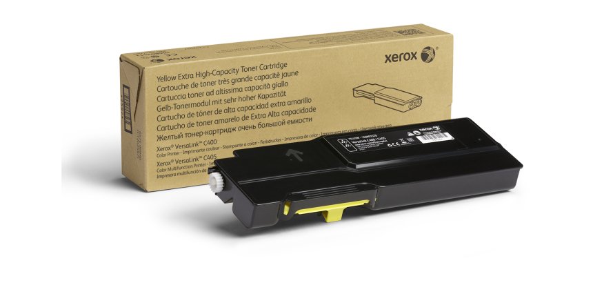 Xerox Cartouche de toner Jaune de Très haute capacité Imprimante couleur ® VersaLink® C400?/?multifonctions ® VersaLink® C405 (8000 pages) - 106R03529