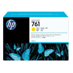 HP 761 cartouche d'encre DesignJet jaune, 400 ml