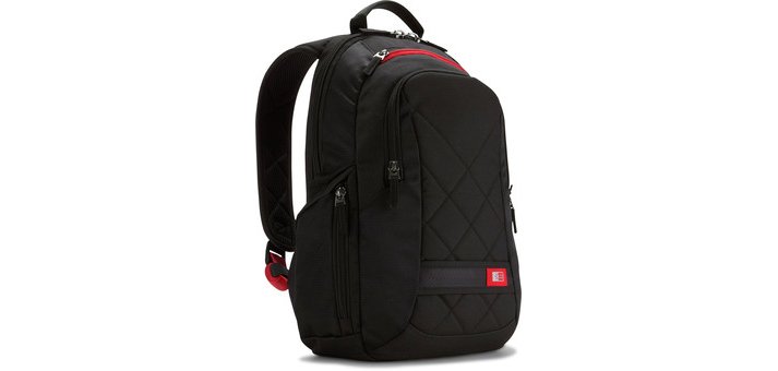 Case Logic Sporty DLBP-114 Black 35,6 cm (14") Étui sac à dos Noir
