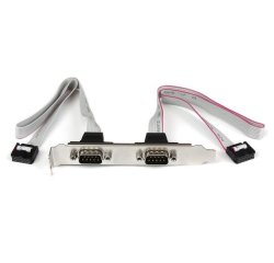 StarTech.com 2-poort 40cm DB9 Seriële Poort Bracket naar 10-pins Moederbord