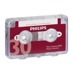 Lot de 10 Mini-cassettes pour machine à dicter 2x15mm LFH0005/60