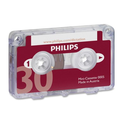 Lot de 10 Mini-cassettes pour machine à dicter 2x15mm LFH0005/60