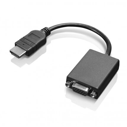 Lenovo HDMI / VGA 0,2 m Noir