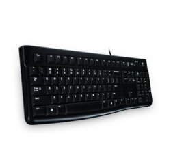 Logitech Keyboard K120 for Business tastiera Ufficio USB QWERTY Russo Nero