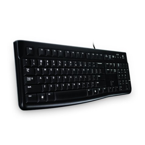Logitech Keyboard K120 for Business tastiera Ufficio USB QWERTY Russo Nero