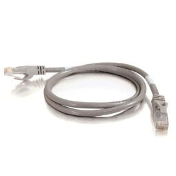 C2G Cat6a Booted Shielded (STP) Network Patch Cable - Patch-Kabel - 0.5 m - Grau