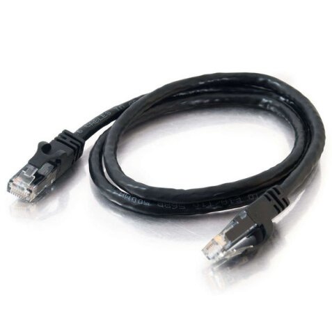 C2G Cat6a Booted Shielded (STP) Network Patch Cable - Patch-Kabel - 3 m - Schwarz