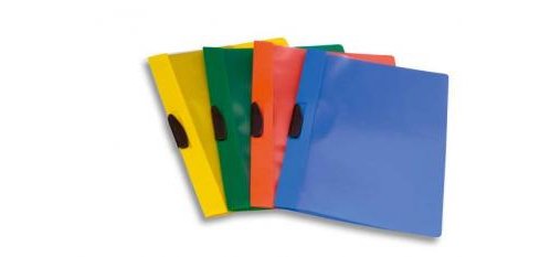 Cartellina con molla Video Clipper - A4 - PP - azzurro - Fellowes