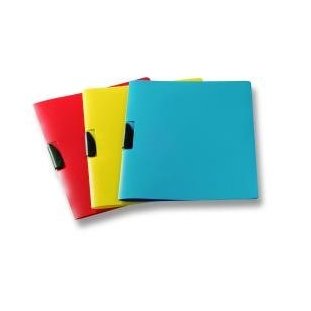 Fellowes Clipper Assort cartellina con fermafoglio Giallo