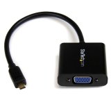 StarTech.com Adaptador Conversor Micro HDMI a VGA para Smartphones / Ultrabooks / Tabletas - 1920x1080