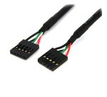 StarTech.com Câble adaptateur interne de carte mère 60 cm 5 broches USB IDC F/F