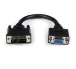 StarTech.com Câble adaptateur DVI vers VGA de 20cm - Convertisseur DVI-I vers HD15 - M/F